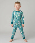 Funny Seagull DAD Bamboo Two Piece Long Sleeve Pajama Set