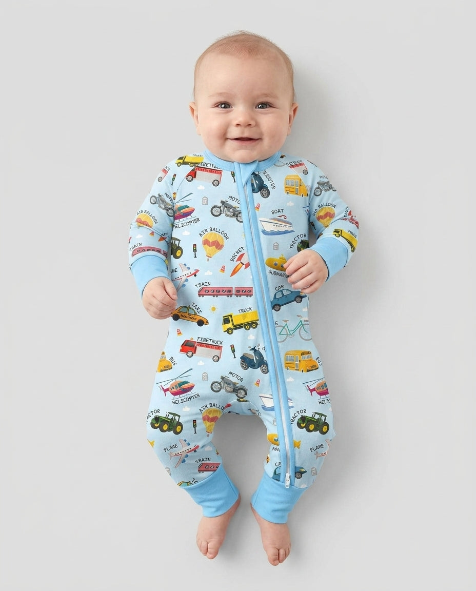 Gerippte Babykleidung mit individuellem Foto - Weich &amp; Skizzenhaft