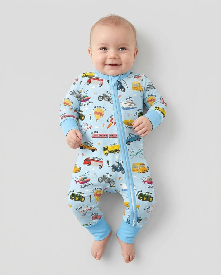 Gerippte Babykleidung mit individuellem Foto - Weich &amp; Skizzenhaft