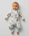 Gerippte Babykleidung mit individuellem Foto - Weich &amp; Skizzenhaft