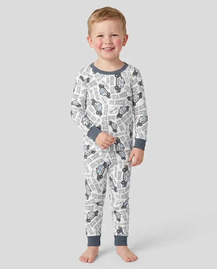Little Rookie Bamboo Two Piece Long Sleeve Pajama Set