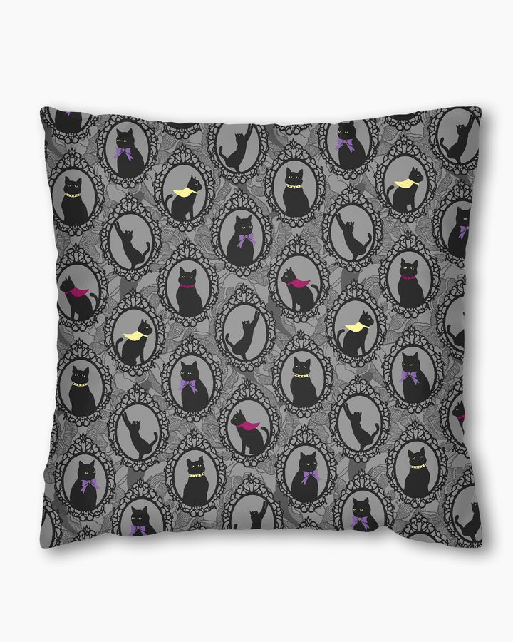 Midnight Cat Parade Bamboo Pillow Case