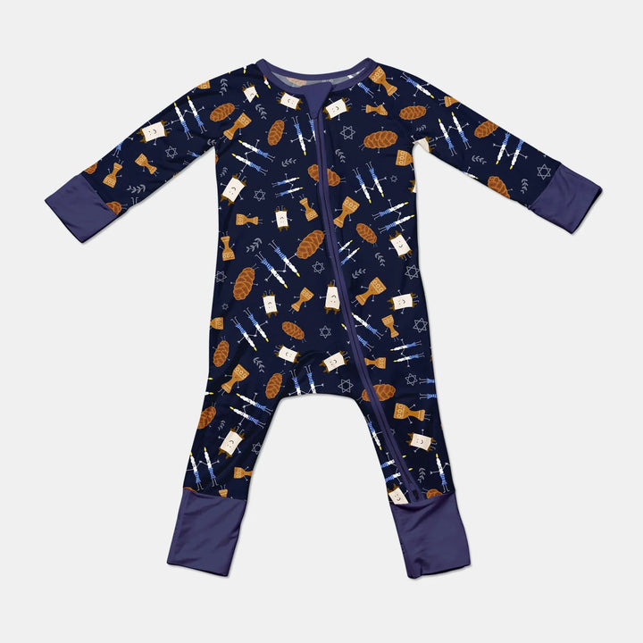 Shabbat Shalom Family Matching Convertible Zippy