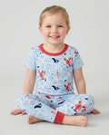Zweiteiliges, kurzärmliges Pyjama-Set mit Marienkäfern