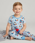 Chill the Fourth Out Bamboo Two Piece Short Sleeve Pajama Set