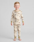 Silent Night Nativity Bamboo Two Piece Long Sleeve Pajama Set