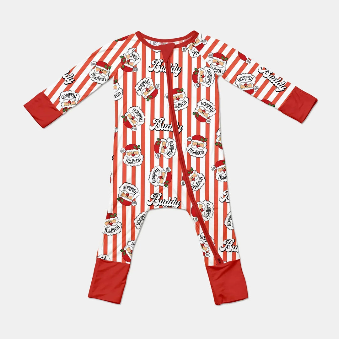 Christmas Santa Claus Custom Name Buddy Convertible Zippy