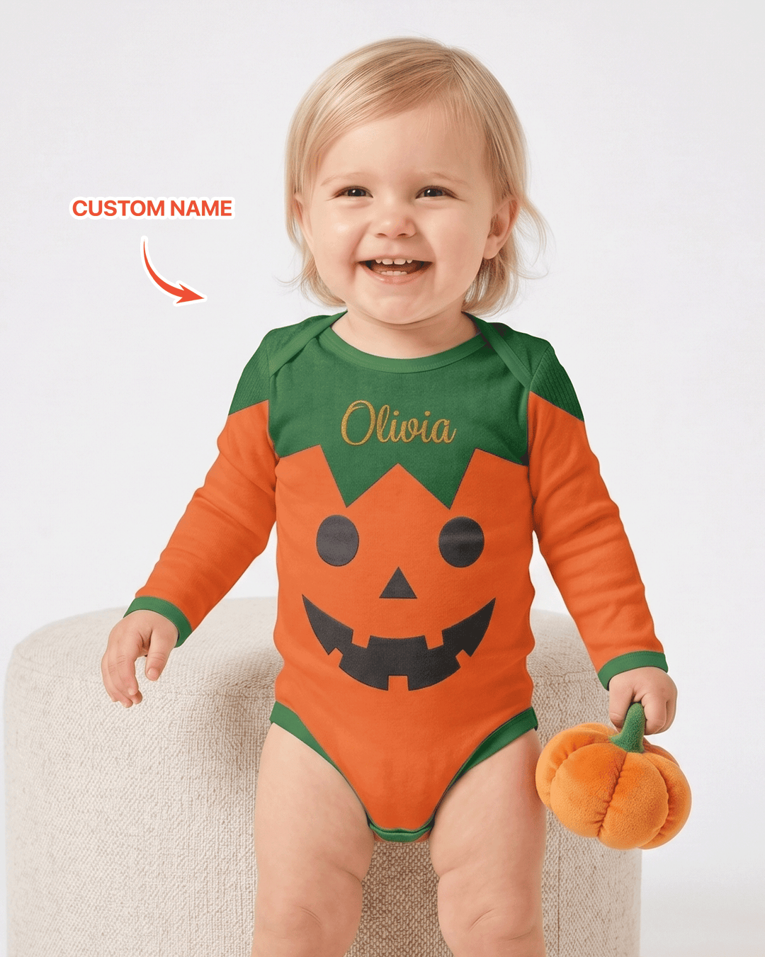 My Little Pumpkin Bamboo Bodysuit