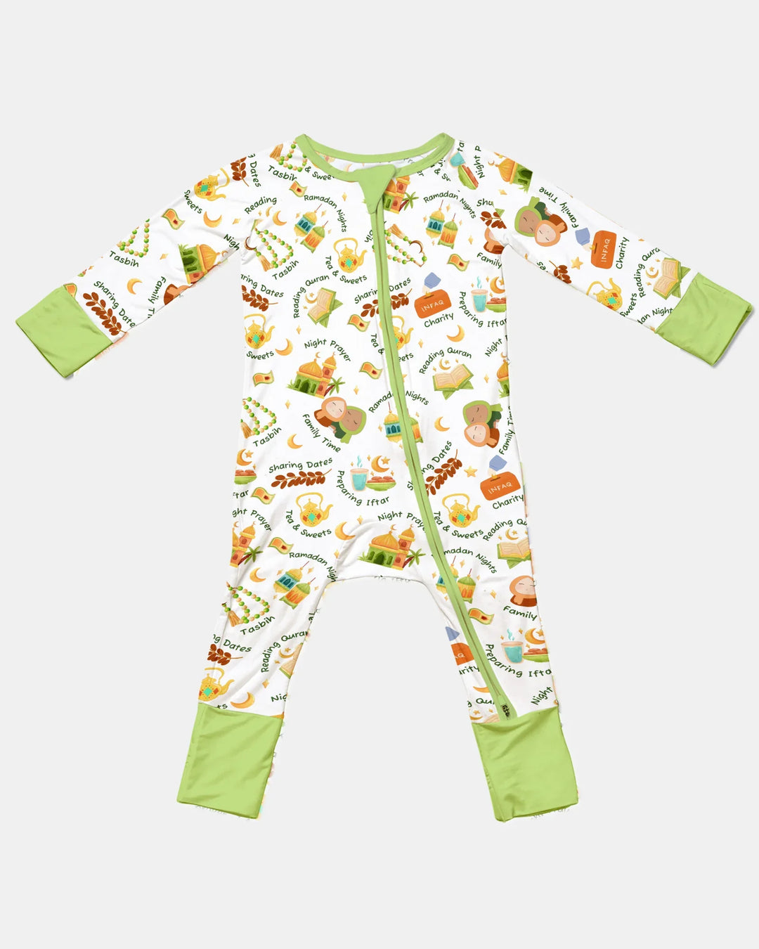 Ramadan Mubarak Matching Family Convertible Zippy