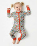 Christmas Woodland Deer Fox Bear Bamboo Convertible Zippy