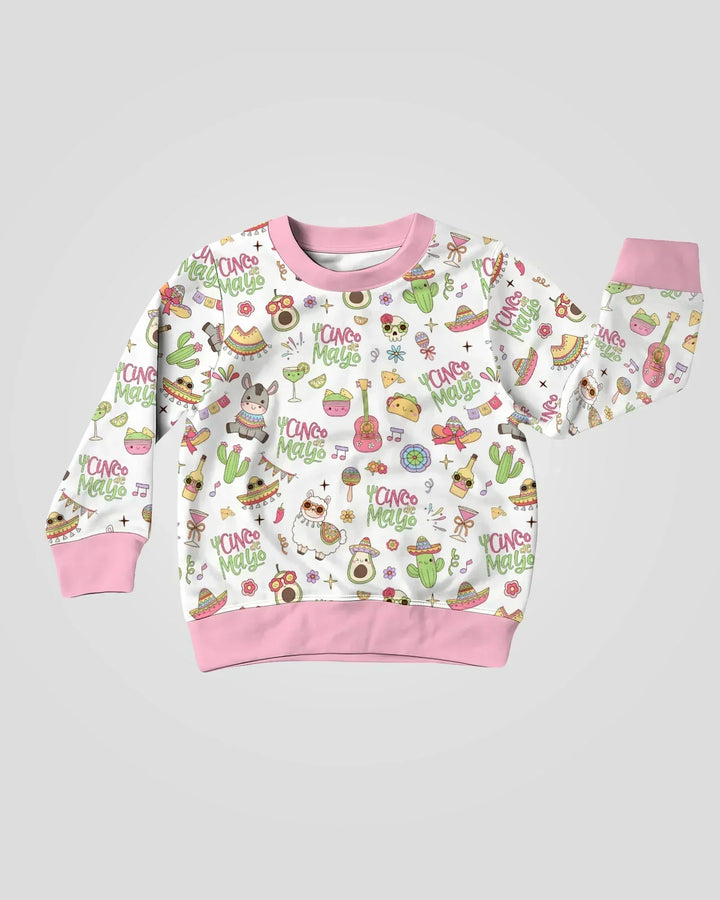 Cinco de Mayo Fiesta Bambus-Rundhals-Sweatshirt