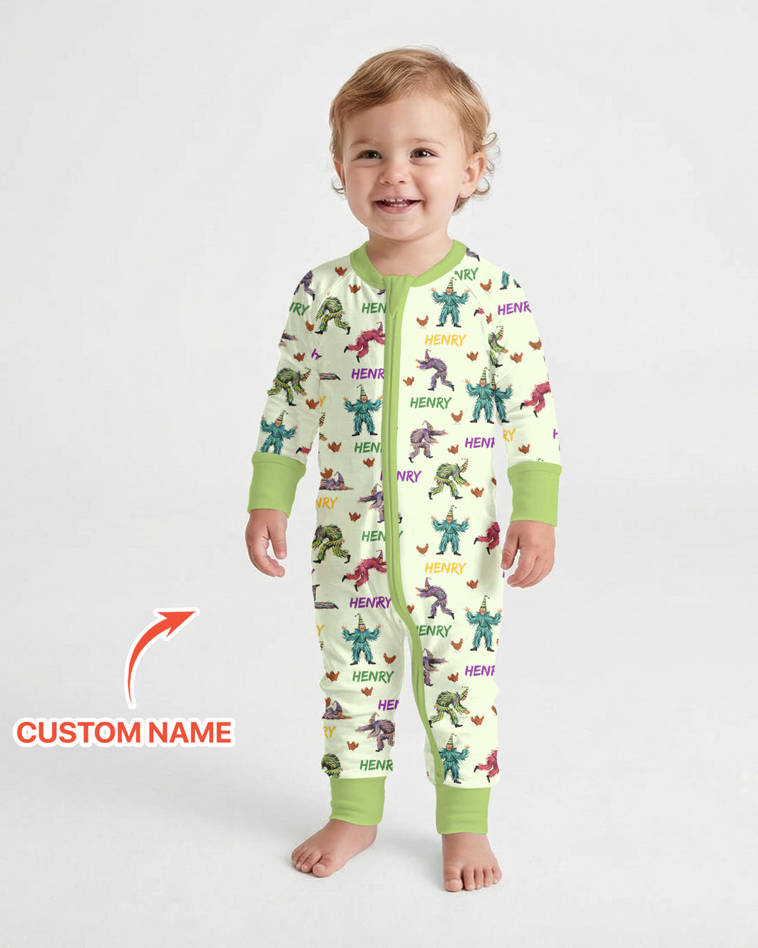 Gerippte Babykleidung mit individuellem Foto - Weich &amp; Skizzenhaft