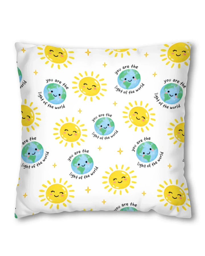 Mateo 5:14 Funda de Almohada de Bambú Luz del Mundo