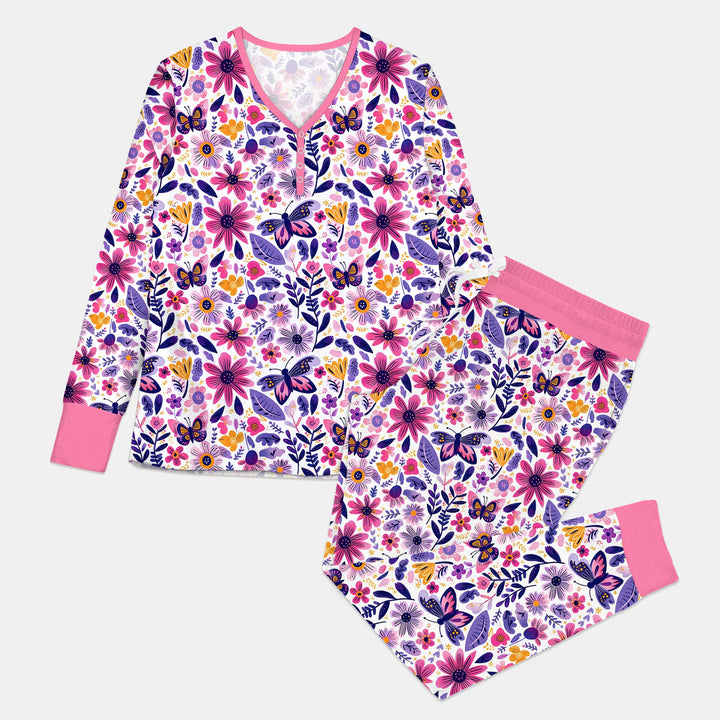 Moody Floral Women Pajama Set