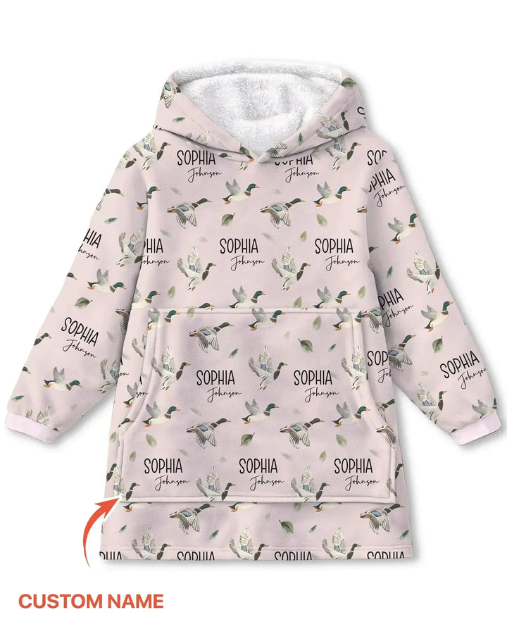 Personalisierbarer Stockenten-Bambus-Deckenhoodie