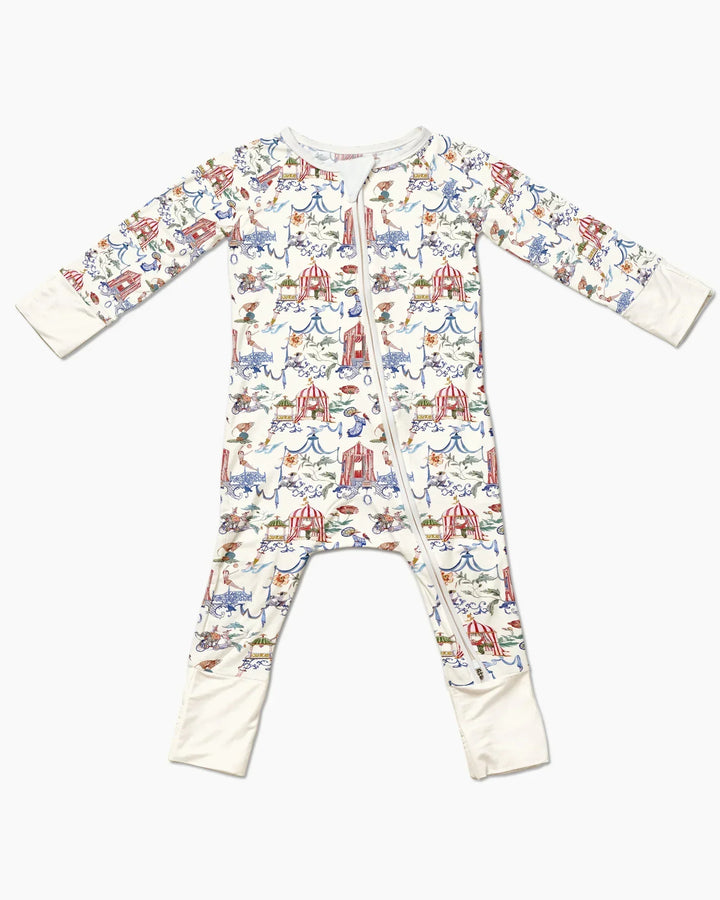 Vintage Lousiana Circus Toile Family Matching Bamboo Convertible Zippy