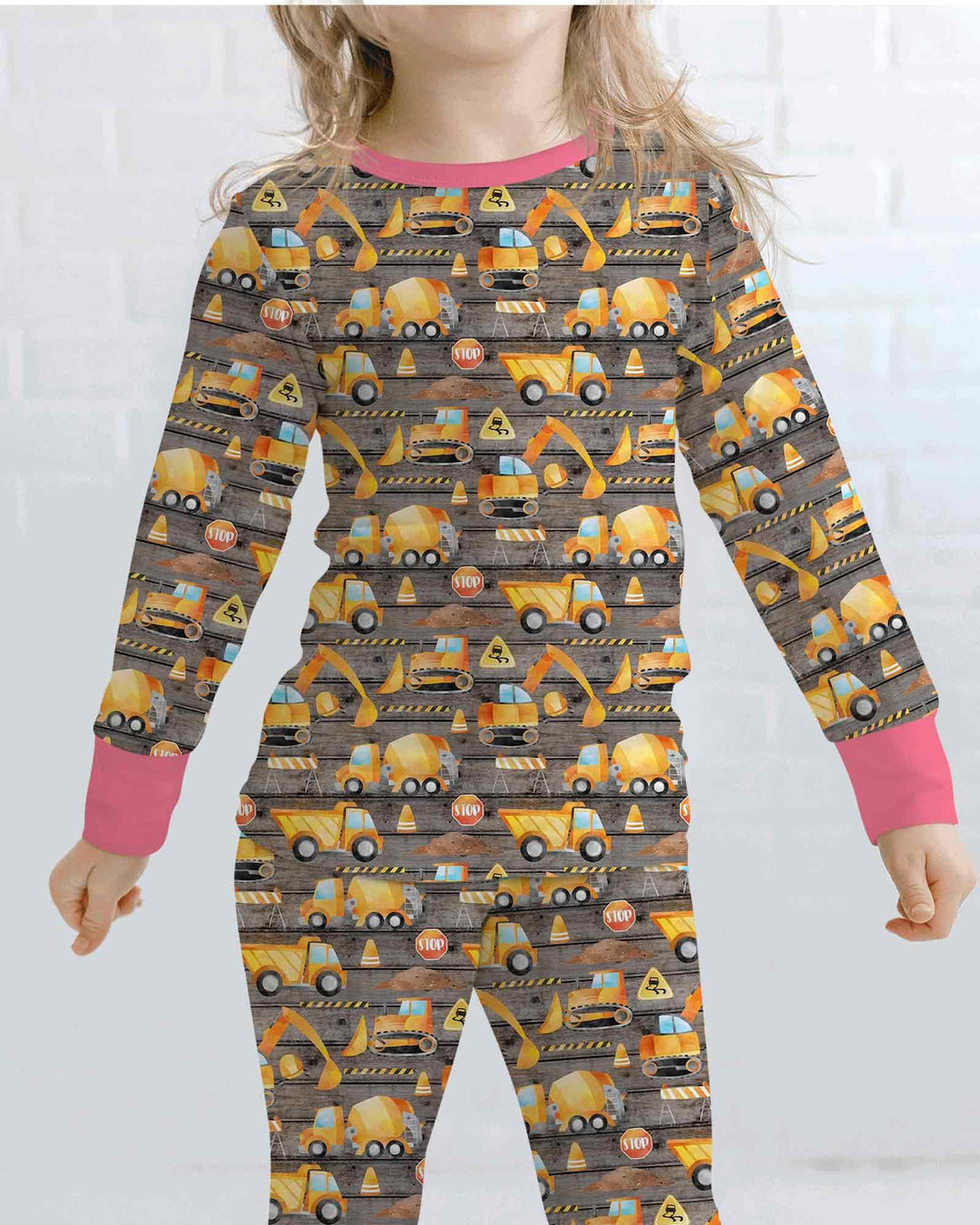 Conjunto de pijama de dos piezas de bambú con mangas largas, plantilla PERSONALIZADA