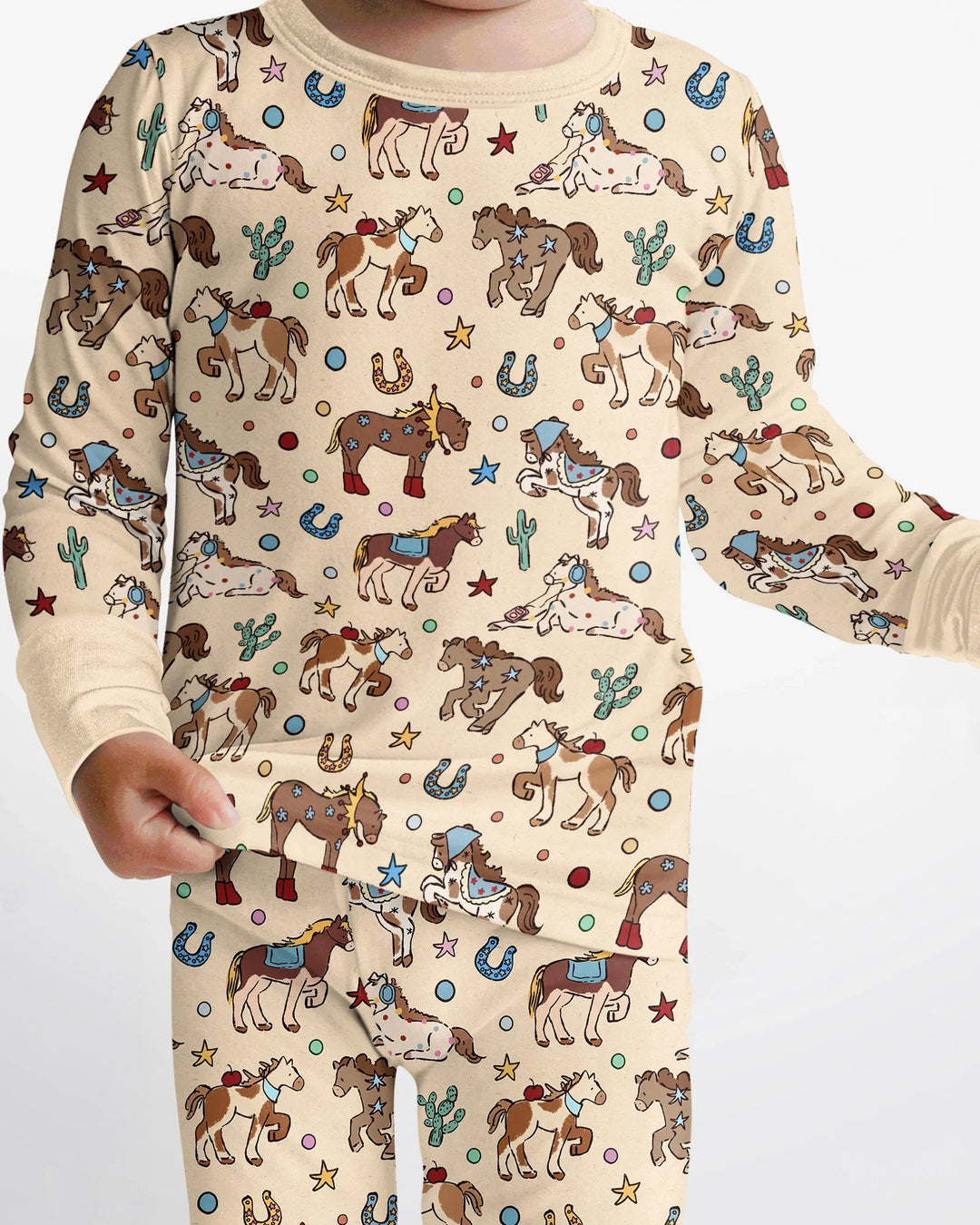 Lil' Buckaroo Bamboo Two Piece Long Sleeve Pajama Set