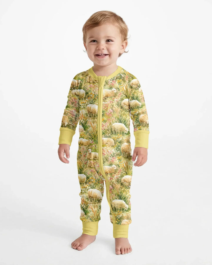 The Lord Is My Shepherd Watercolor Bamboo Convertible Zippy