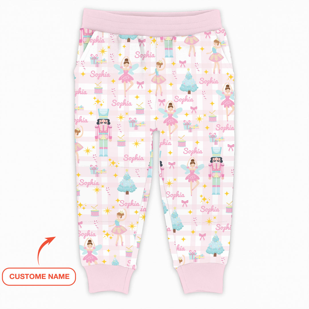 Nutcracker And Ballerinas Custom Name Jogger