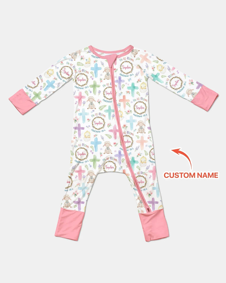 He Is Risen Personalized Convertible Zippy