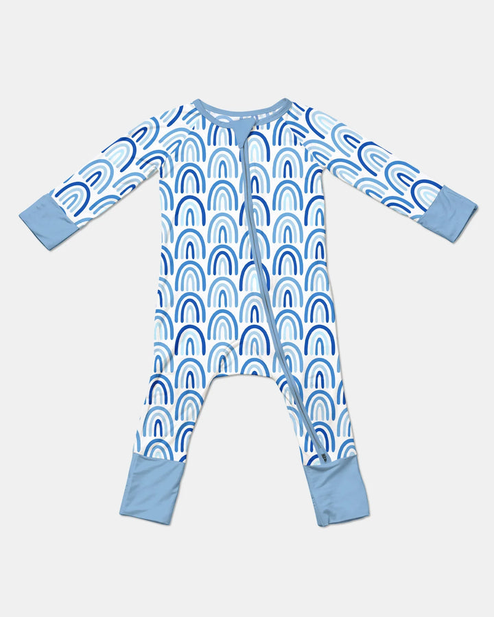 Sky Blue Rainbows Bamboo Convertible Zippy