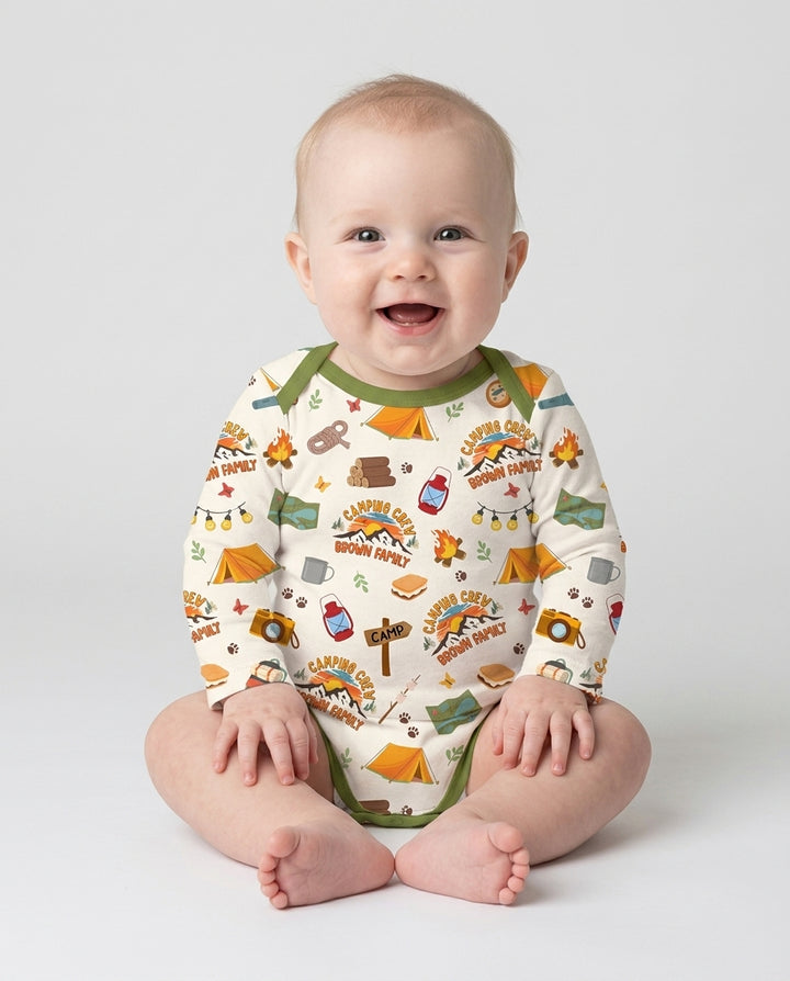 Gerippte Babykleidung mit individuellem Foto - Weich &amp; Skizzenhaft