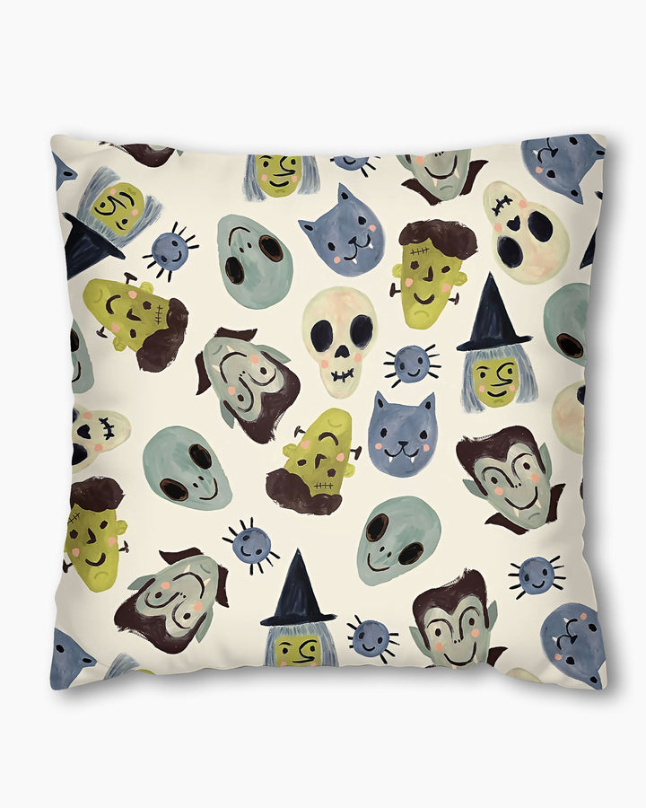 Halloween Face Bamboo Pillow Case