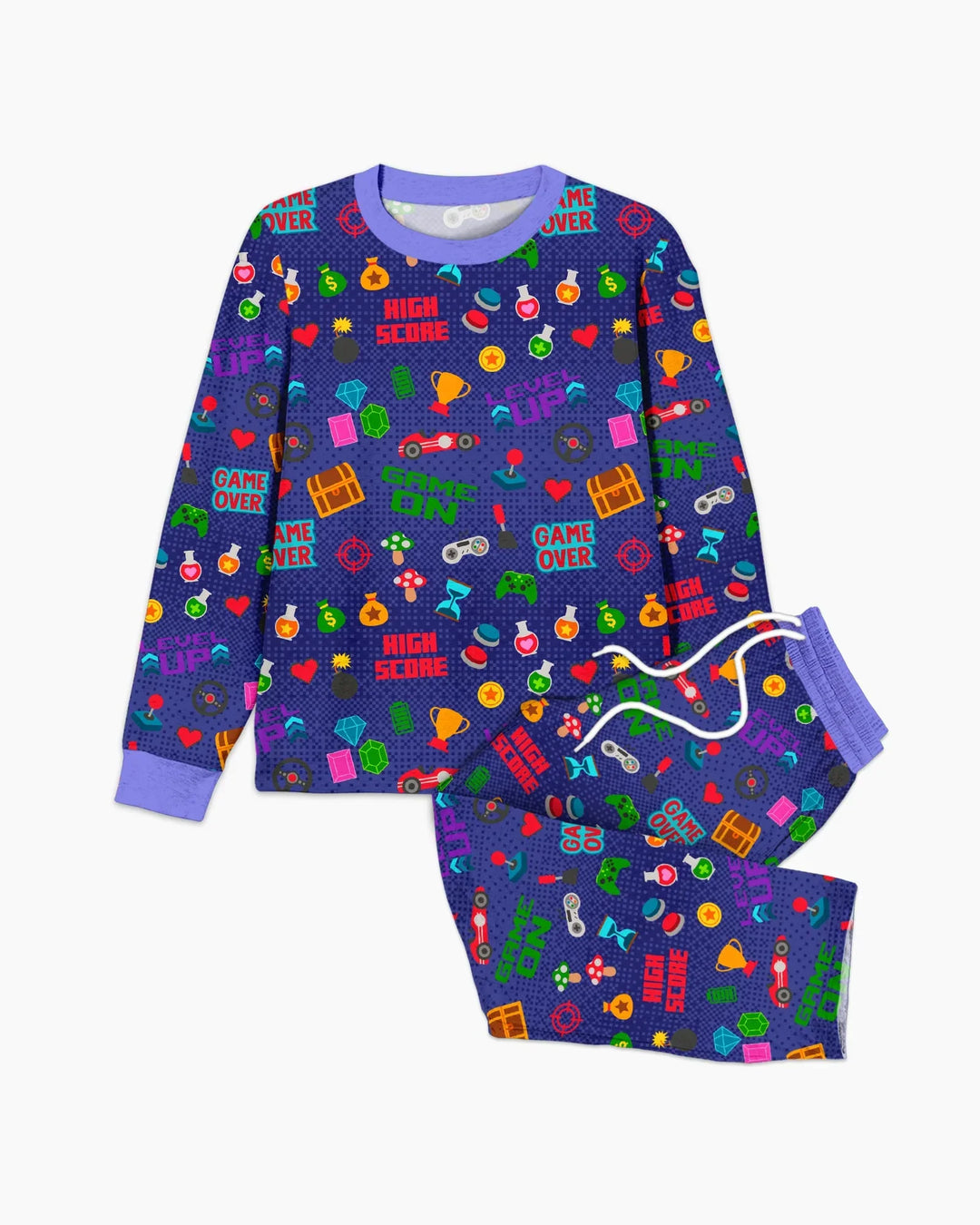 Gamer Mode On Family Matching Bamboo Men's Pajama Set