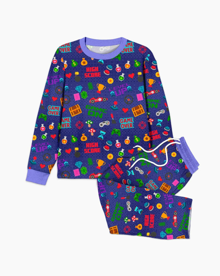 Gamer Mode On Family Matching Bamboo Men's Pajama Set