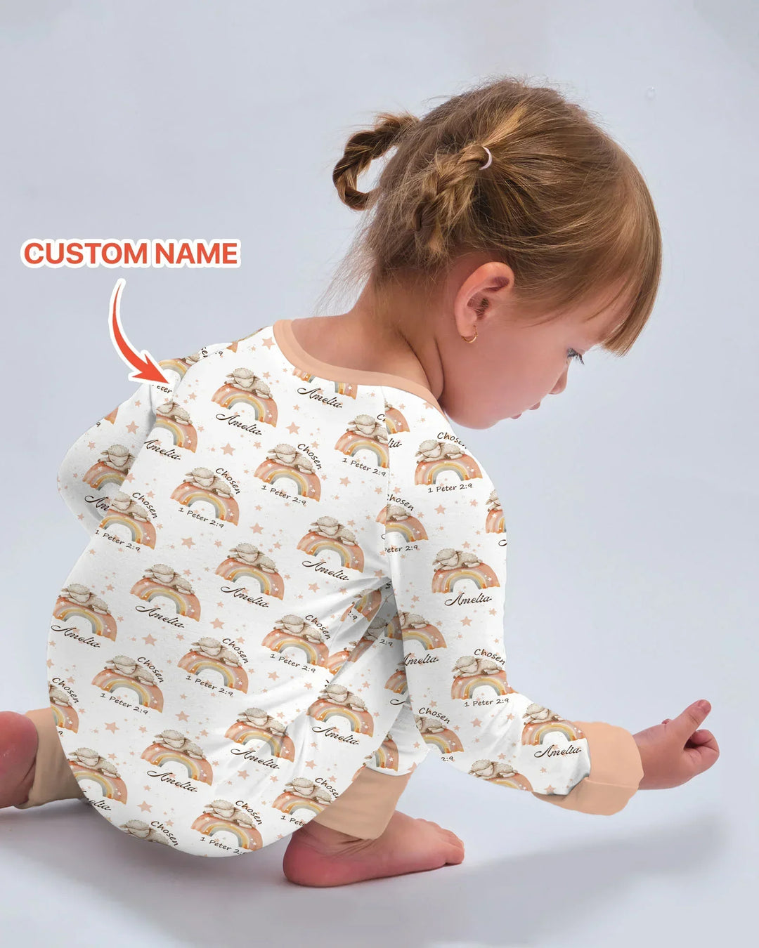 Chosen As His Own Custom Name Bamboo Convertible Zippy