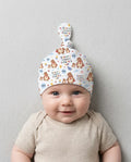 First Father's Day Daddy Bear Family Matching Knotted Hat