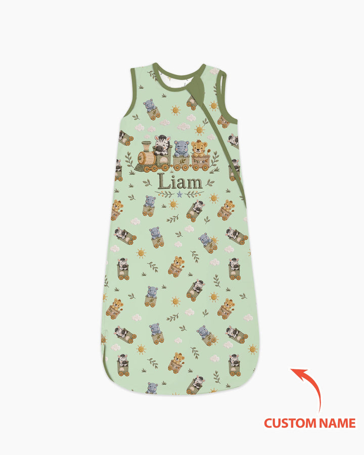 Cute Animal Train Bamboo Sleep Bag