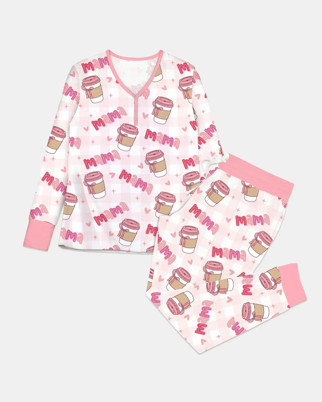 Mama & Mini Muttertag 2026 Bambus Damen Pyjama Set