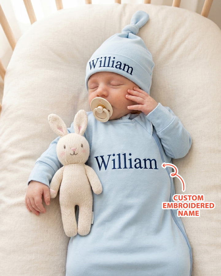 Personalized Embroidered Bamboo Welcome Home Bundle