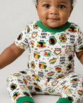 God Says I Am Juneteenth Bamboo Two Piece Short Sleeve Pajama Set
