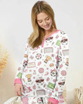 Vorlage Bambus Damen Pyjama Set