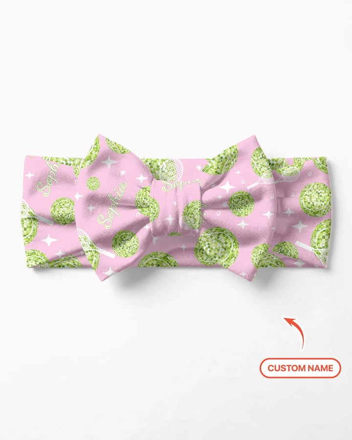 Tennis Disco Girl Party Matching Headband