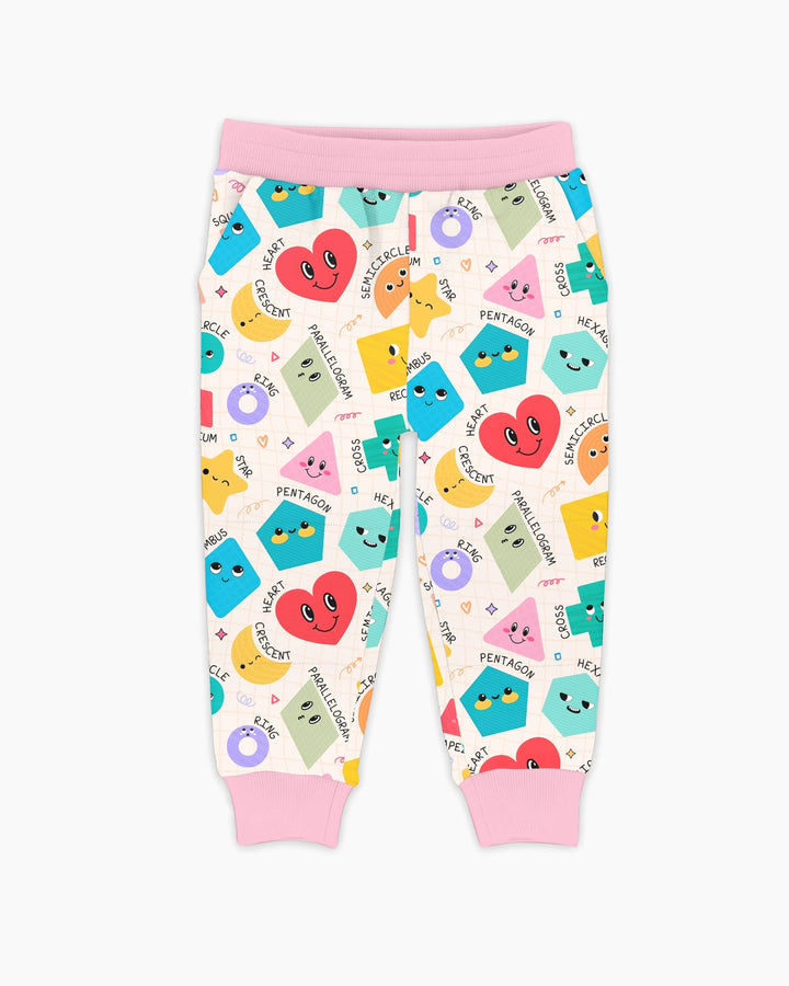 Happy Shape Squad Family Matching Bamboo Jogger