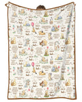 Child of God Whimsy Woodland Bamboo Blanket