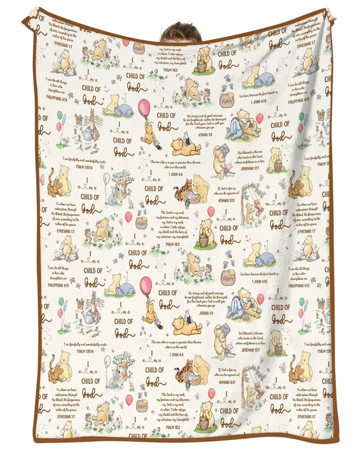 Child of God Whimsy Woodland Blanket