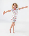 A Child Of God Girl Bamboo Two Piece Short Sleeve Shorts Pajama Set