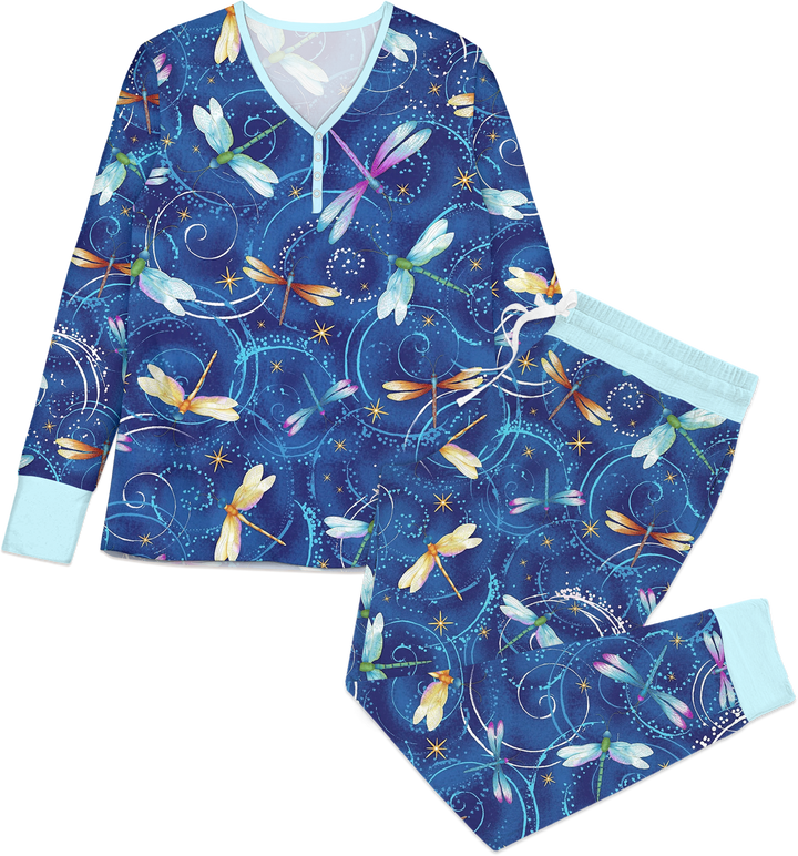Moonlit Wings Women Pajama Set