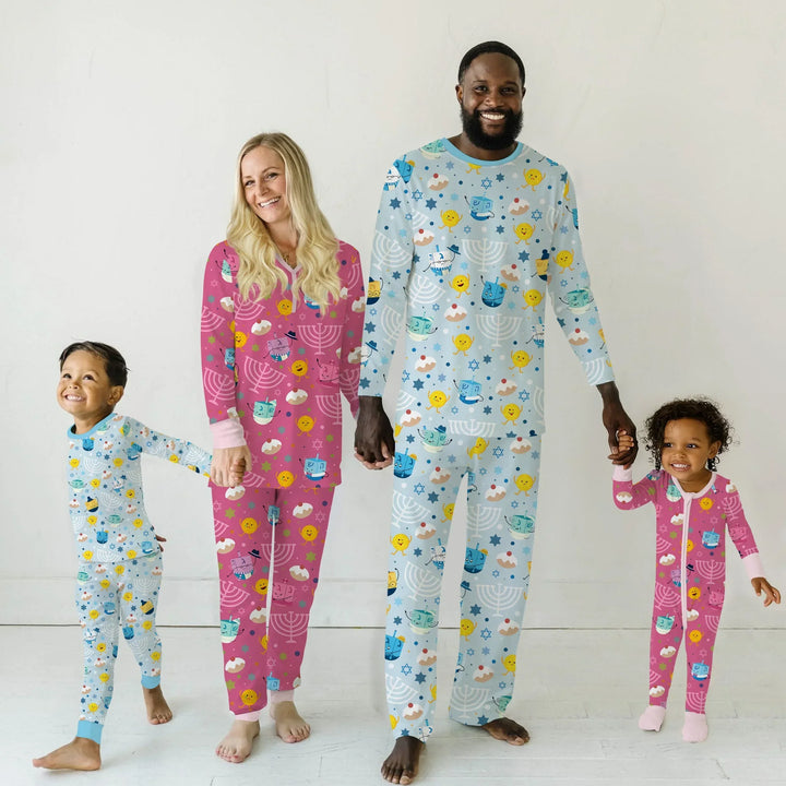 Hanukkah Little Dreidel Family Women Pajama Set