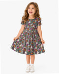 Dark Pumpkin Zona Bamboo Twirl Dress