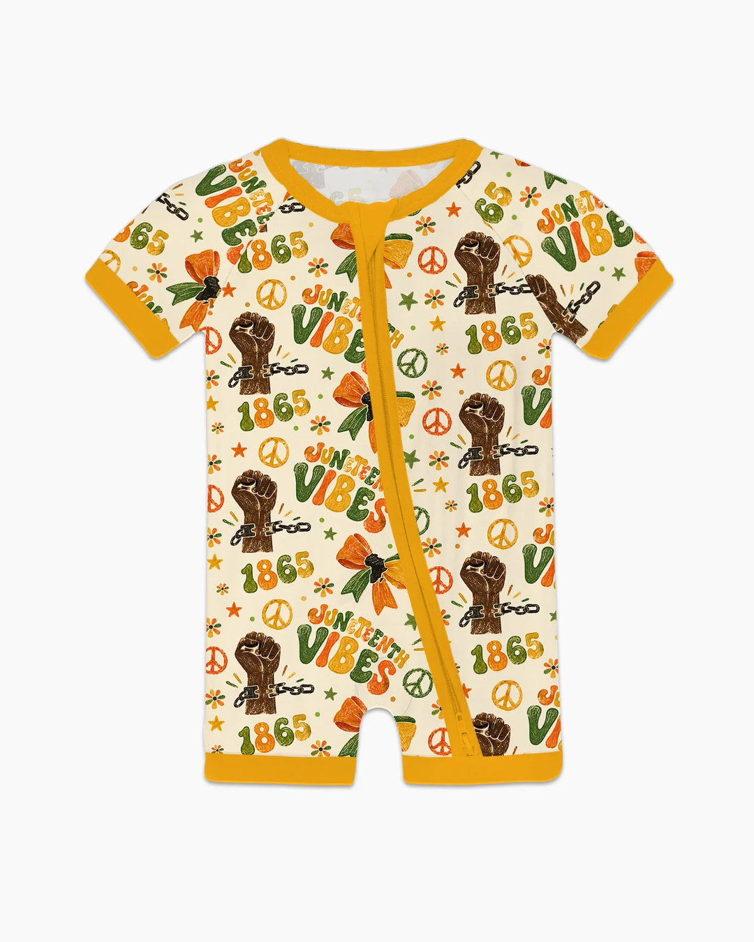 Juneteenth Vibes Vintage Bamboo Shorty Zippy