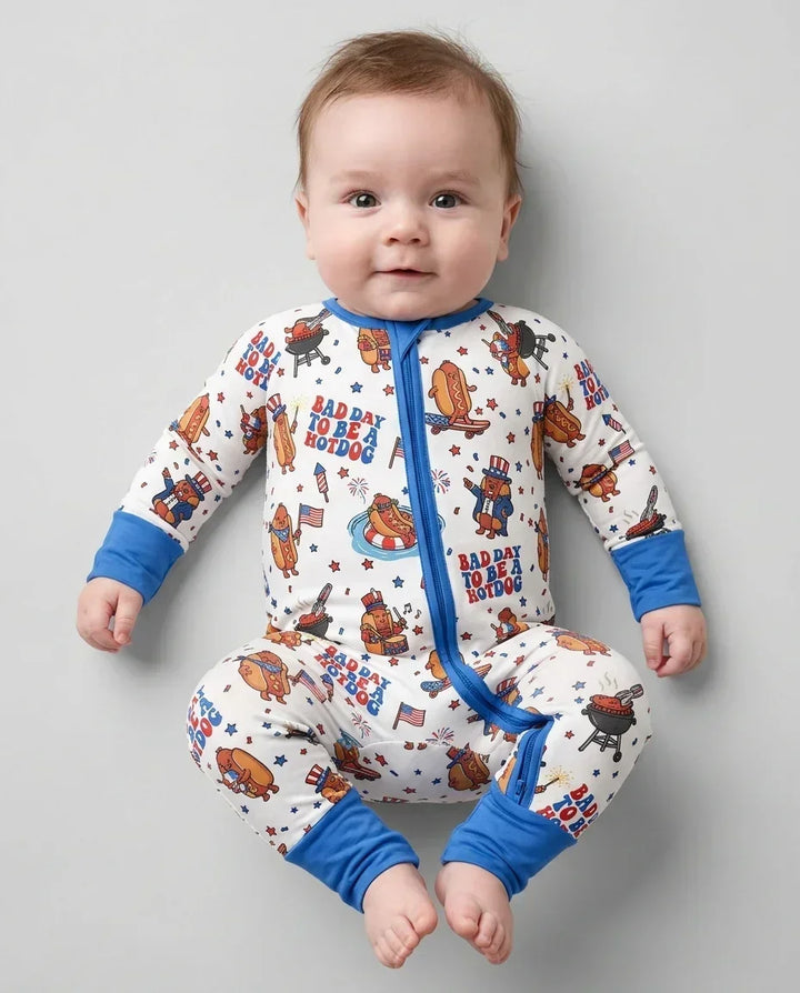 Hot Dog Patriotic Bamboo Convertible Zippy