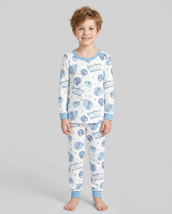 Little Peanut Baby Elephant Bamboo Two Piece Long Sleeve Pajama Set