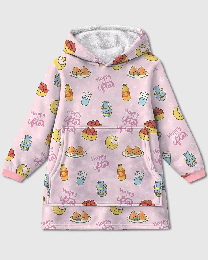 Iftar Party Wearable Blanket Hoodie
