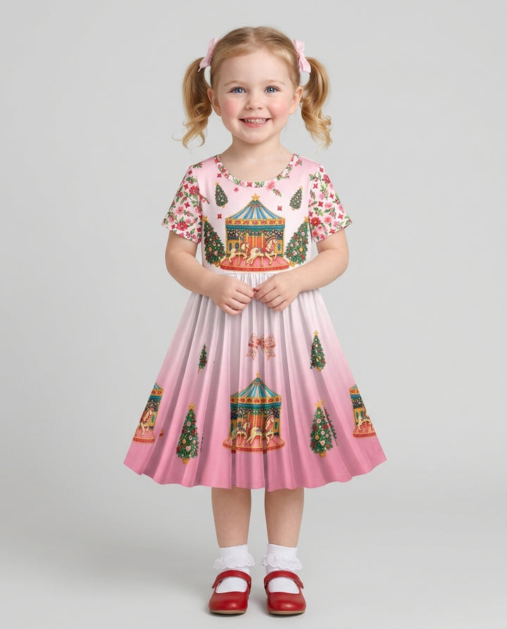 Enchanted Carousel Bamboo Twirl Dress